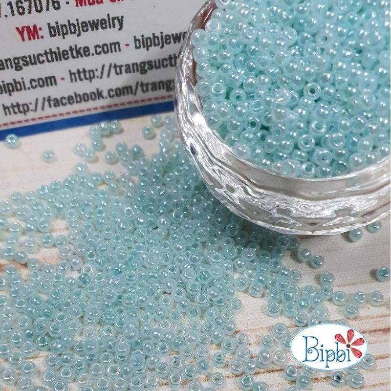 Cườm Nhật Matsuno xanh ngọc 2mm
