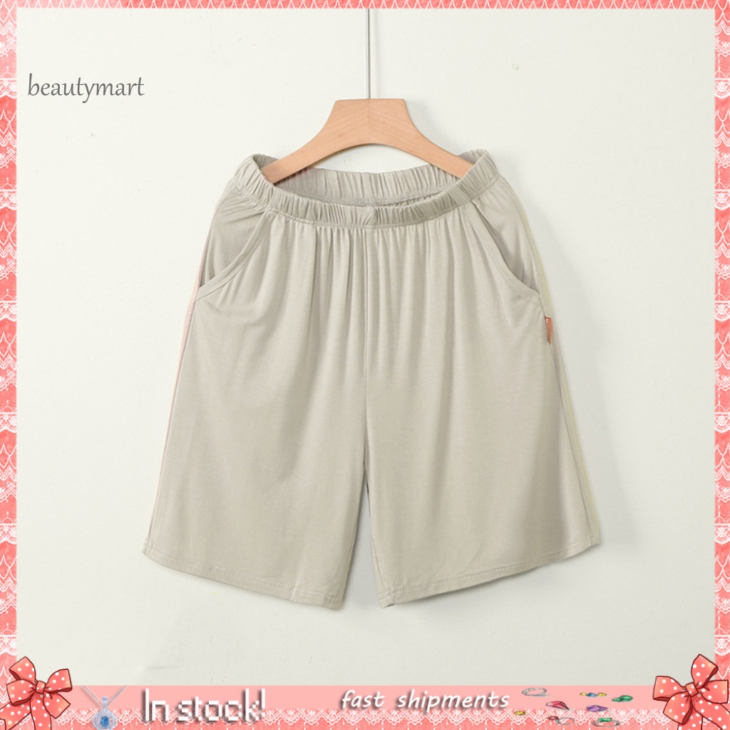 Quần short ống rộng lưng thun thoải mái thời trang cho nam