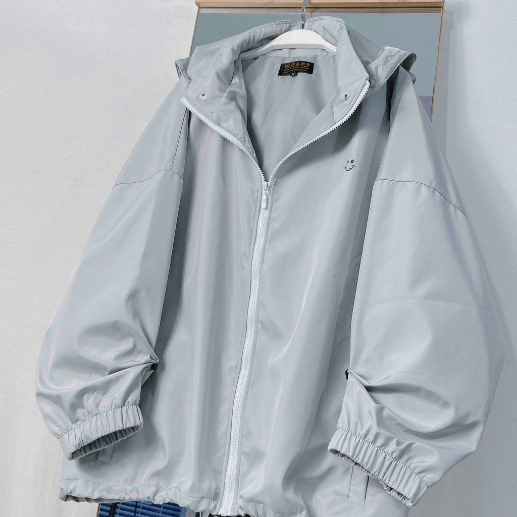 Áo Khoác Dù Nữ In mặt Cười Chống Nắng Chất Vải Mịn Mát 2 Lớp HotTrend Thời Trang HHP Fashion