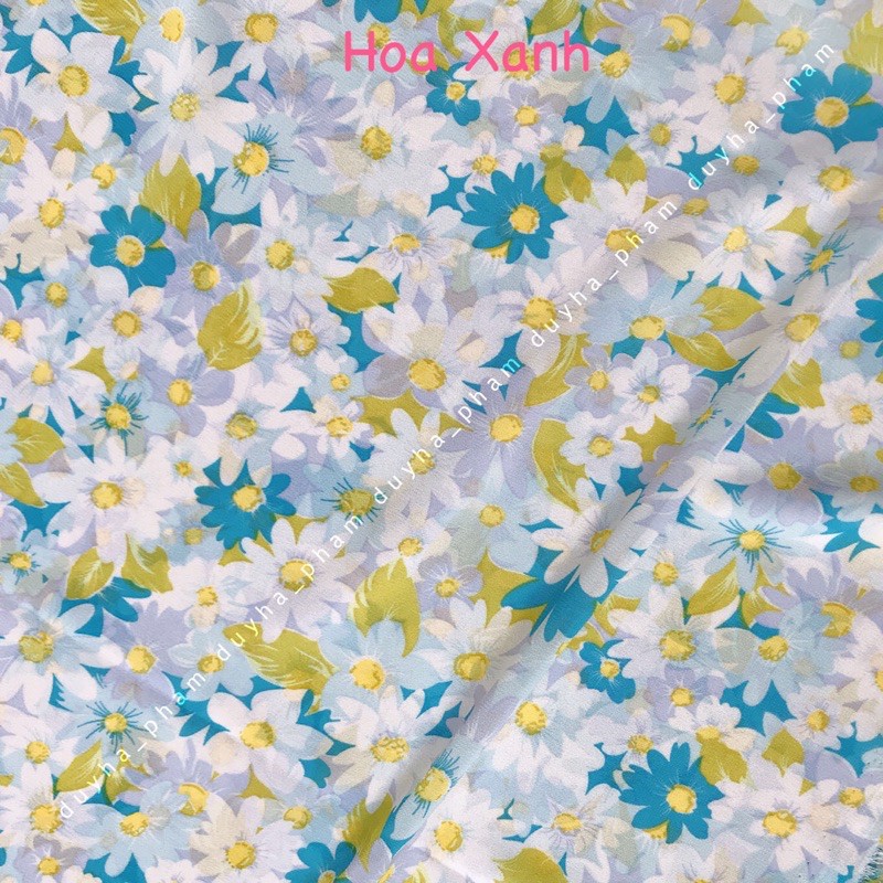 VẢI VOAN HOA XINH XẮN