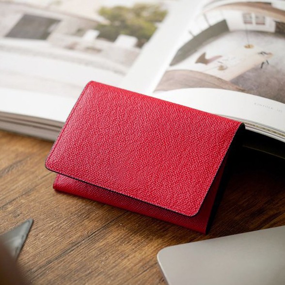 VÍ MINI ĐỰNG THẺ NỮ Bóp Nhỏ Gọn Cardholder LUCY Da Saffiano Nhập Khẩu Cao Cấp Chống Thấm Nước | BigBuy360 - bigbuy360.vn