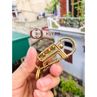 móc khoá thủ công phật vàng