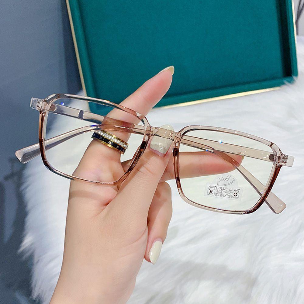 Kính Mát Gọng TR Chống Tia UV Màu Xanh Dương Phong Cách Retro Dành Cho Nữ