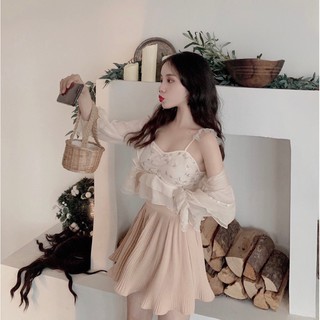 Chân Váy Xếp Ly Cạp Chun