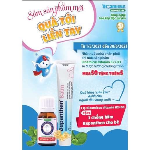 BioAmicus vitamin K2 + vitamin D3 MK7 10ml