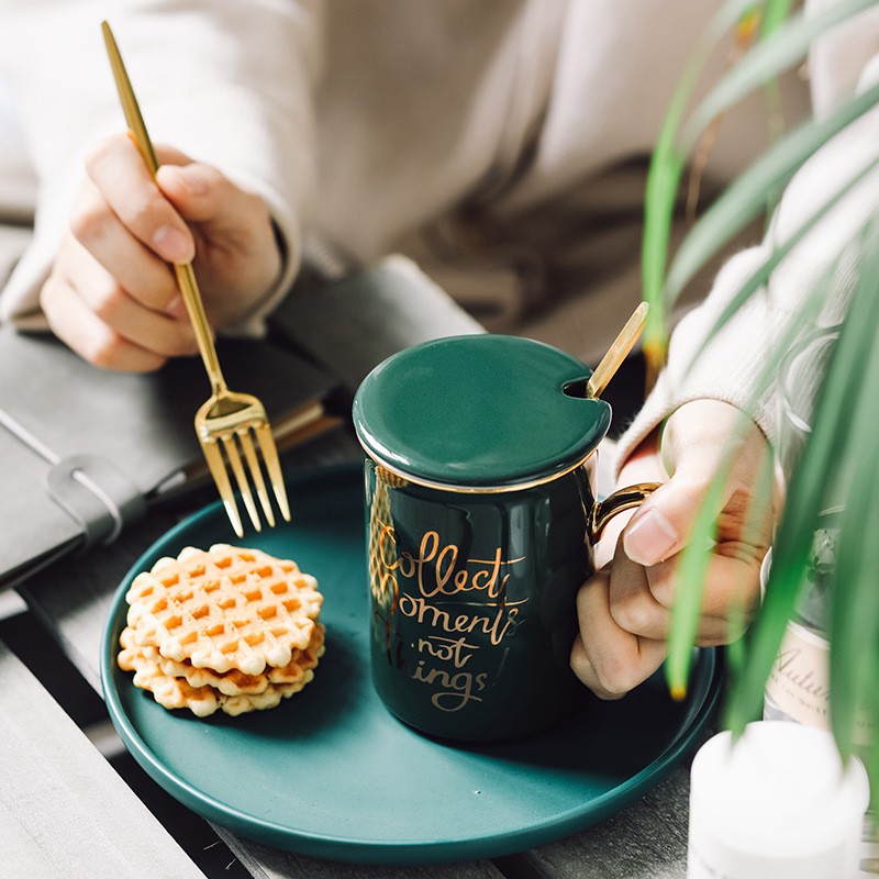 Ly cốc sứ văn phòng có tay cầm vàng cực đẹp | BigBuy360 - bigbuy360.vn