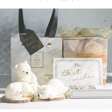 Khuôn Silicon Gấu Bắc Cực Làm Nến, Bánh, Thủ Công Handmade