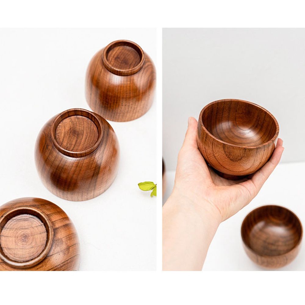 Tô Gỗ Tự Nhiên 7 Kích Thước Phong Cách Nhật Bản Cho Nhà Bếp