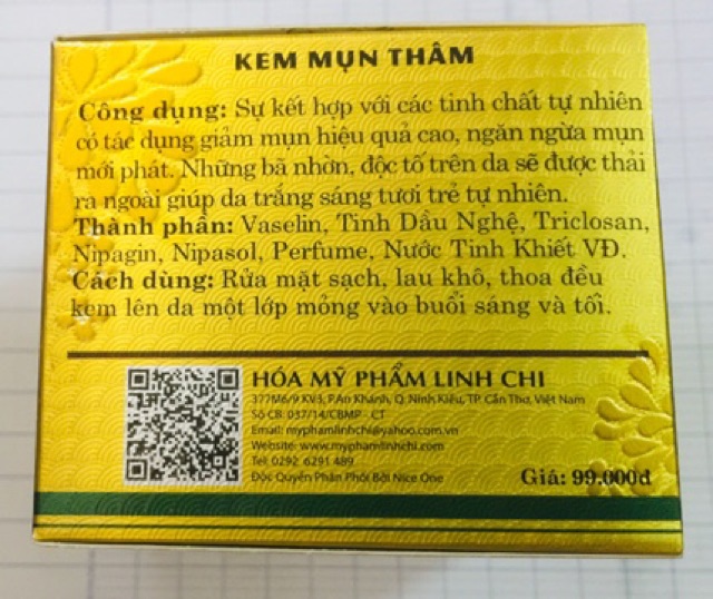 Kem Mụn - Mờ Thâm - Liền Sẹo Nice One - 10g