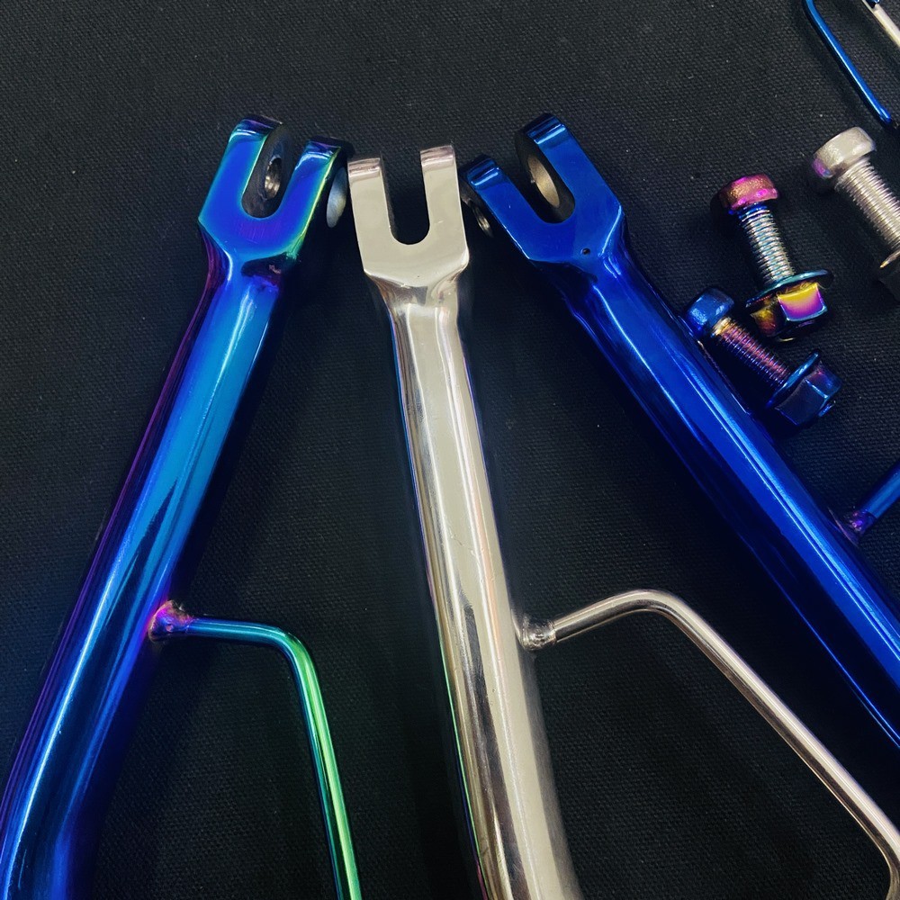 [INOX SÁNG BÓNG] CHÂN CHỐNG NGHIÊNG GẮN XE VARIO, CLICK THÁI, CHẤT LIỆU INOX 304 KHÔNG GỈ