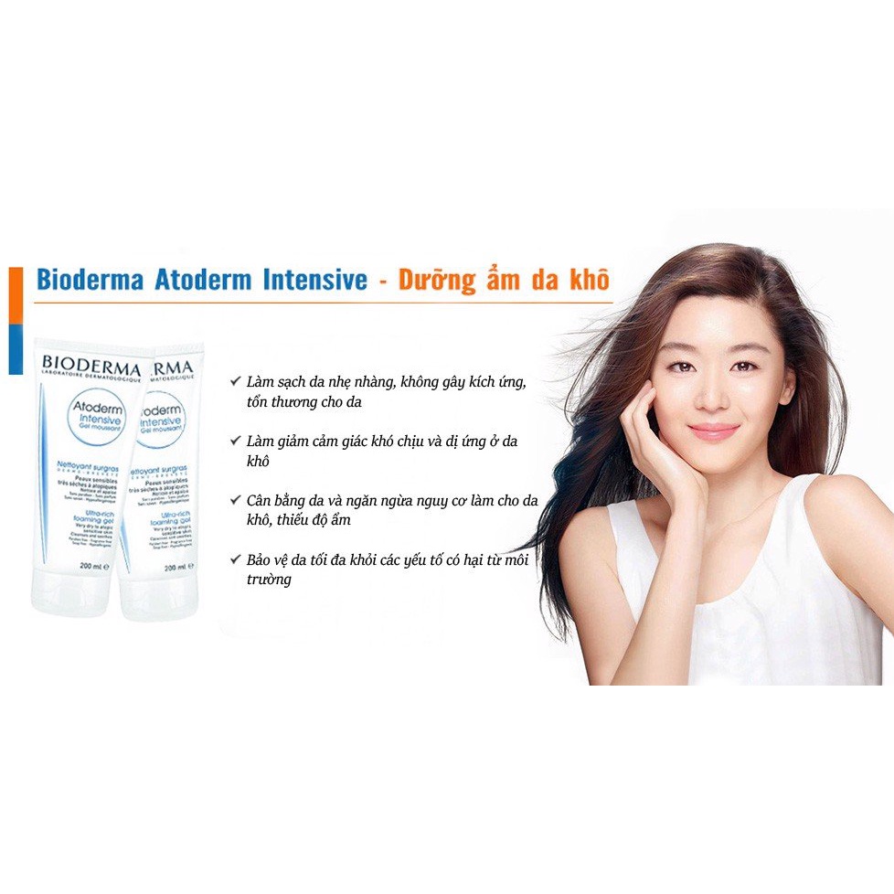 Sữa rửa mặt Bioderma Atoderm Intensive Gel Moussant 200ml- Gel | BigBuy360 - bigbuy360.vn