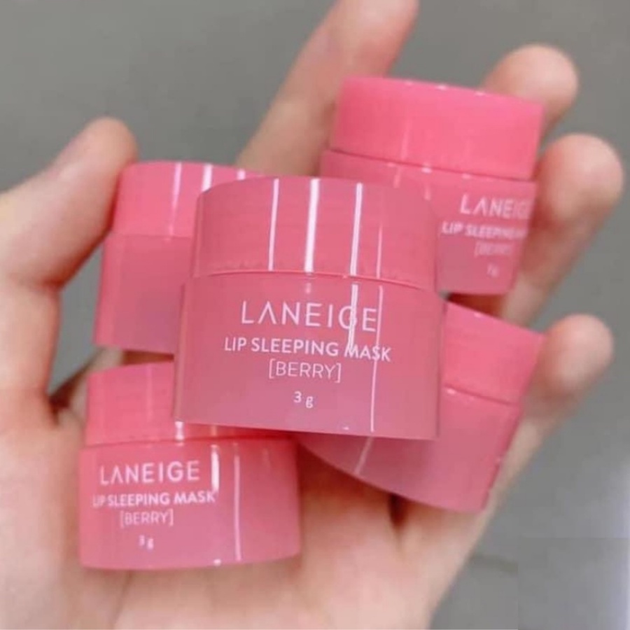 Mặt Nạ Ngủ Cho môi Laneige Lip Sleeping Mask 3g, Mặt nạ ngủ môi Laneige Berry