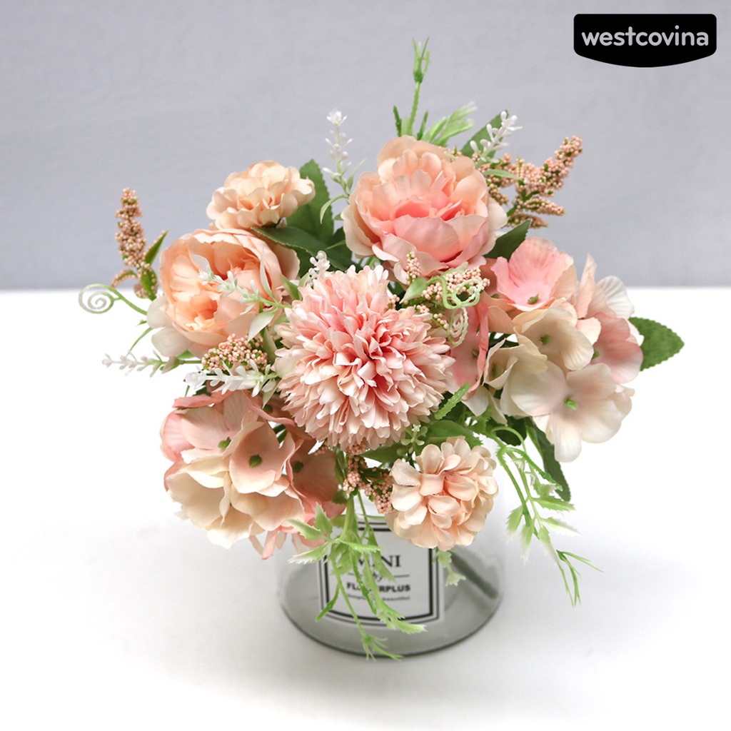 [Hot]⚘Nhánh Hoa Mẫu Đơn Nhân Tạo Không Phai Màu Phong Cách Cổ Điển Dùng Làm Đạo Cụ Chụp Ảnh