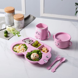 Khay Ăn Dặm Lúa Mạch Cho Bé Hình Ô Tô Siêu Đáng Yêu
