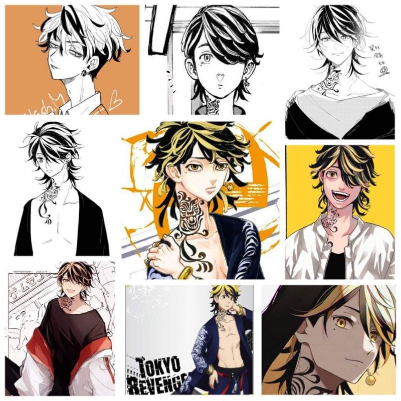 10-50 hình dán Stickers Kazutora Hanemiya-Tokyo Revengera  Decal