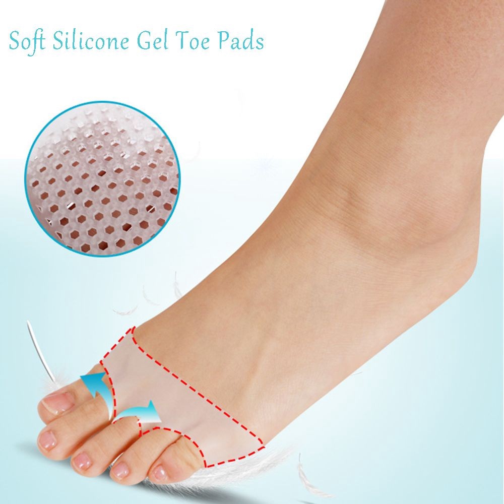 Miếng lót mũi chân bằng silicone dẻo thoáng khí chống trượt