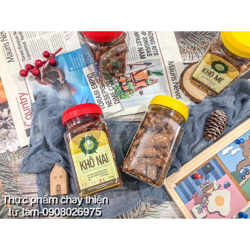 “Khô Mè Khô Nai Chay Hủ 60G” Thực Phẩm Chay