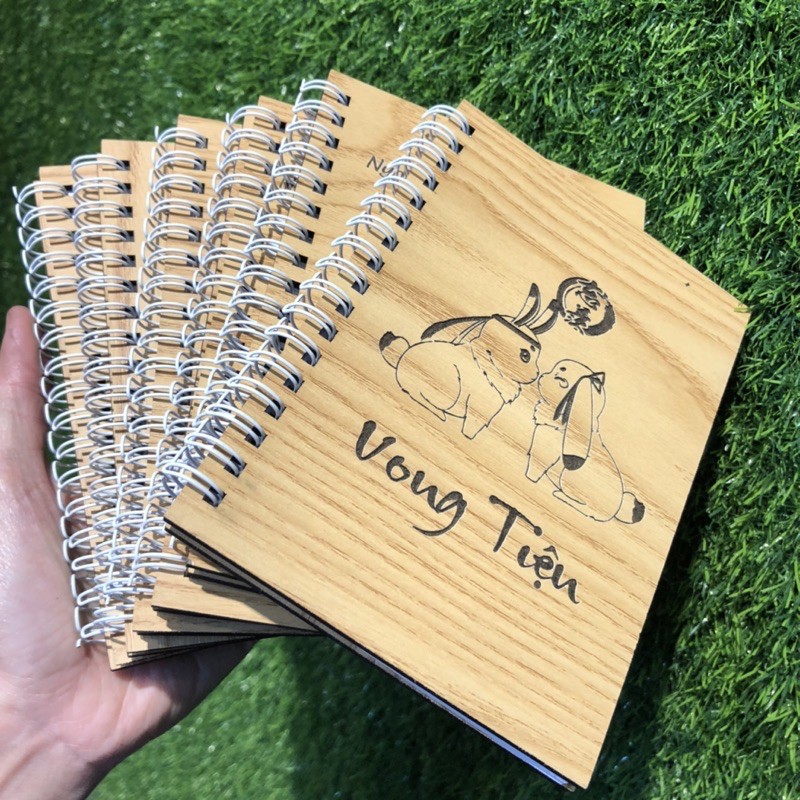 Sổ gỗ khắc theo yêu cầu