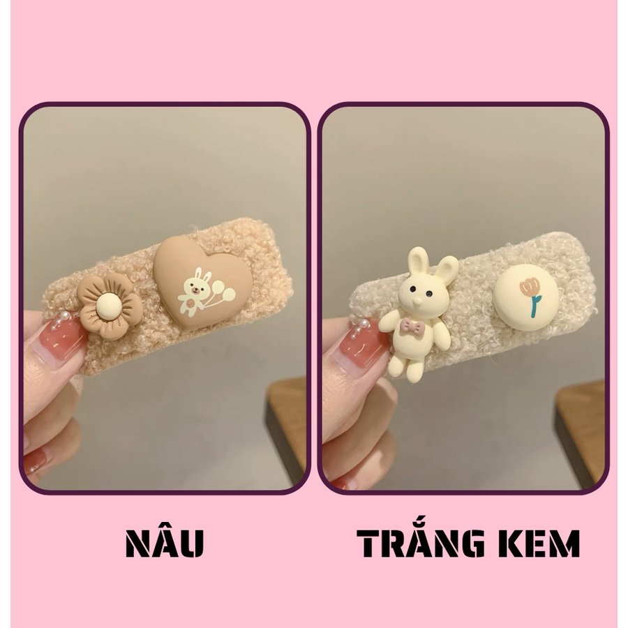 Kẹp tóc nữ Hàn Quốc cao cấp cute dễ thương MEOW STORE KT04