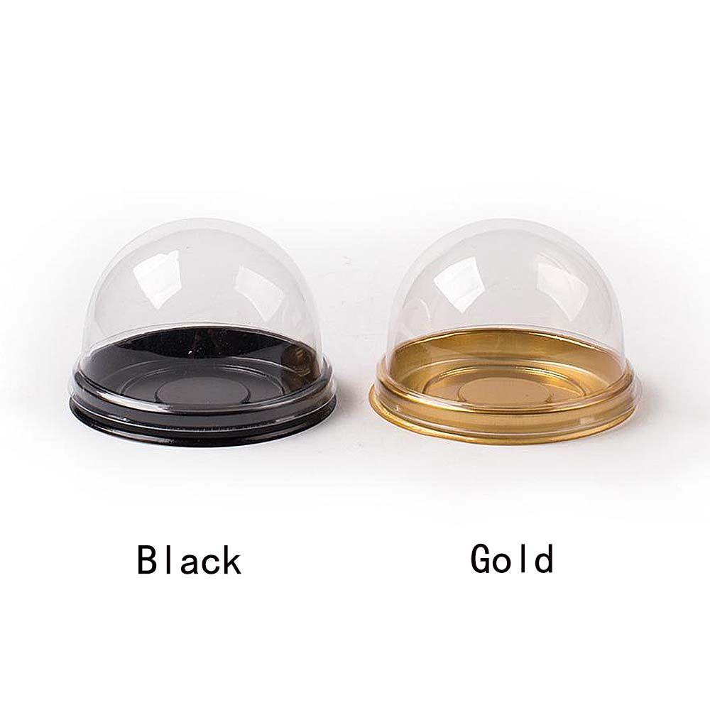 Set 1 50 Hộp Đựng Bánh Trung Thu Tròn Mini Trang Trí Tiệc Cưới / Sinh Nhật / Giáng Sinh