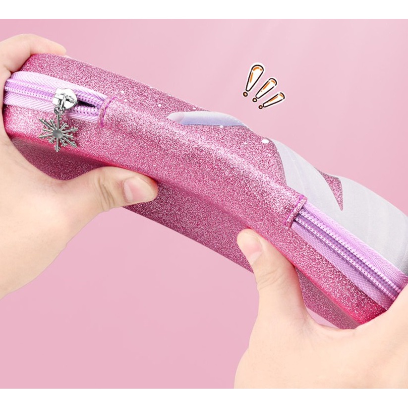 HB95015 Xả kho Hộp bút hoạt hình elsa spiderman cho bé hàng nhập