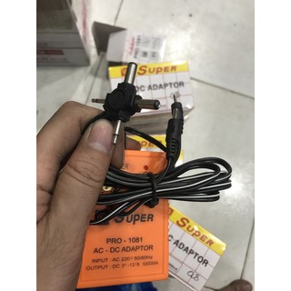 Adaptor đa năng 3v, 4.5v, 6v, 9v, 12v, 13.5v