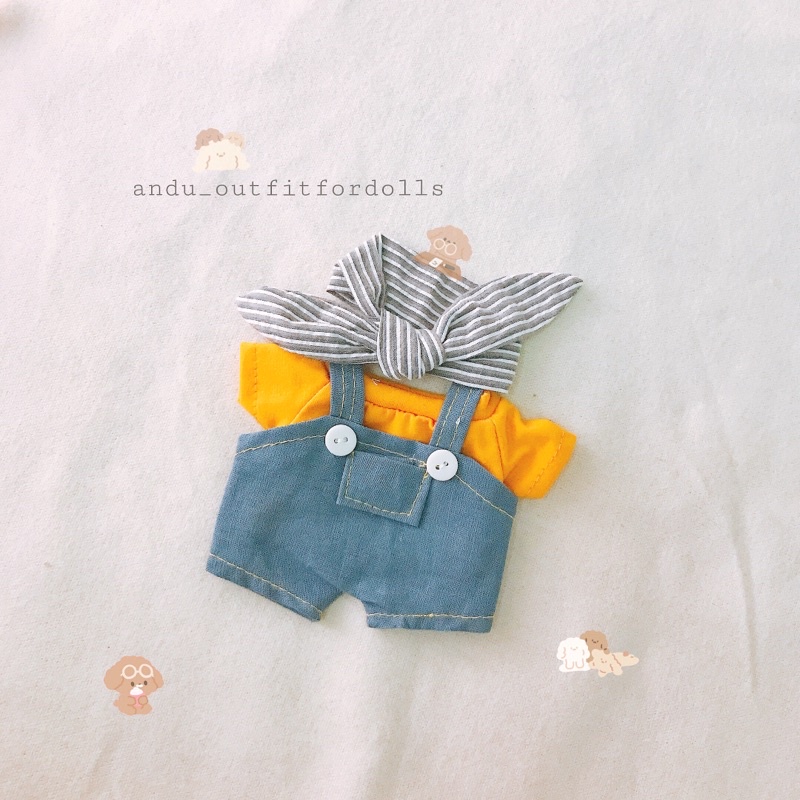 Set yếm các loại cho doll 10-15-20cm-idv