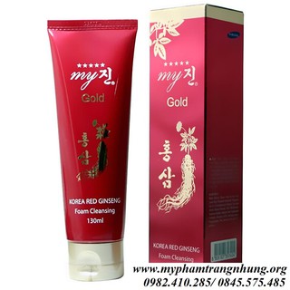 SỮA RỬA MẶT SÂM ĐỎ KOREA RED GINSENG FOAM CLEANSING MY GOLD