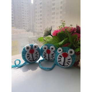 Túi handmade đựng củ tỏi mẫu doremon