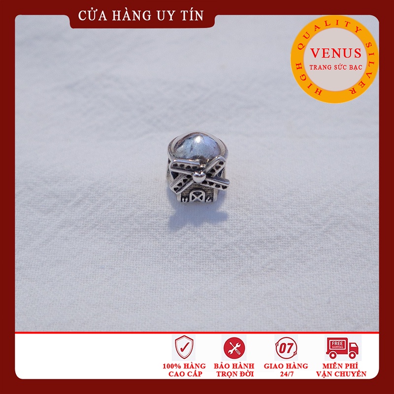 [Hàng cao cấp] Charm bạc 925 hình chiếc cối xay gió- Mã sản phẩm VENUS