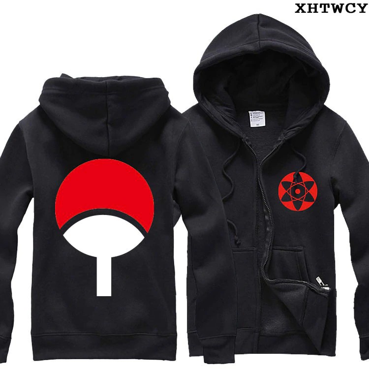 Áo khoác hoodie vải cotton họa tiết hoạt hình Naruto Uzumaki dạ quang size lớn 8