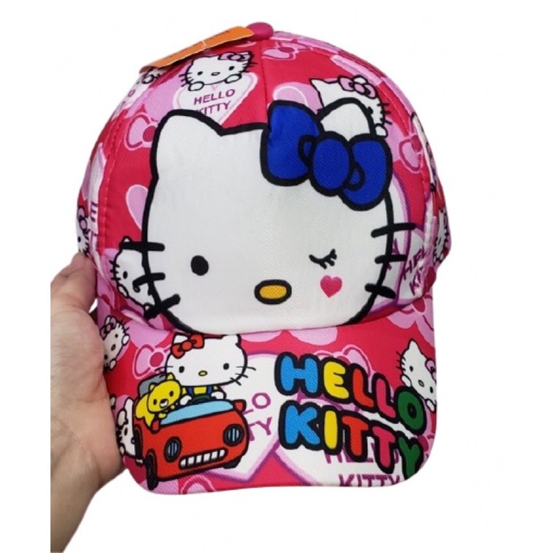 Nón kết hello kitty bé gái 3 -8 tuổi