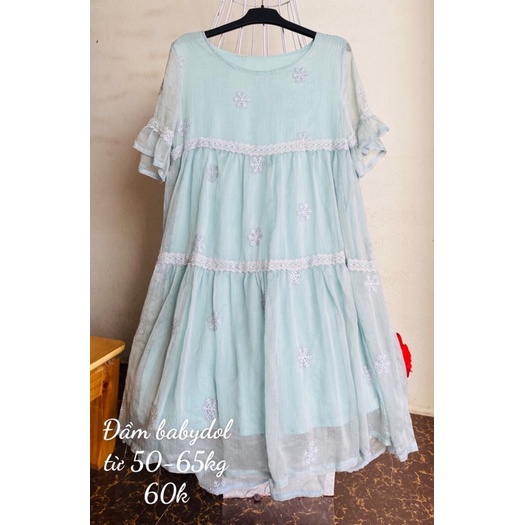 Đầm kiểu dáng babydol, đuôi cá