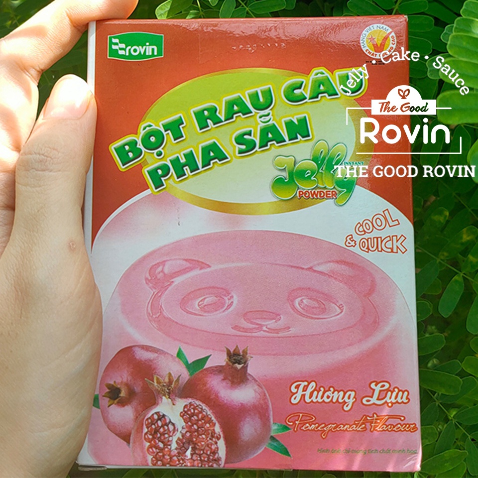 Bột Rau Câu Hương Lựu Rovin (Hộp 60g)