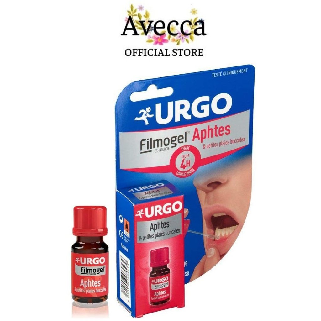 Gel Chăm Sóc Vết Loét, Vết Thương Nhỏ Trong Miệng Urgo Mouth Ulcers Fimogel 6ml