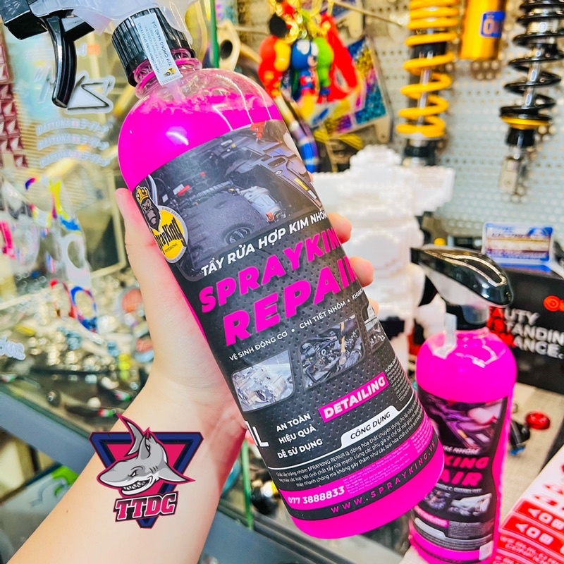 Dung dịch tẩy rửa lốc máy hợp kim nhôm SPRAYKING chính hãng ✌🇻🇳