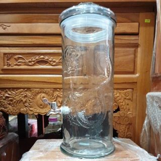 Bình ngâm sâm trụ rồng 12 lít có van