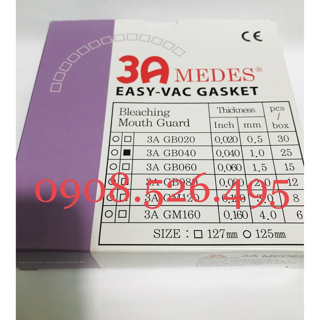 Nhựa ép máng tẩy