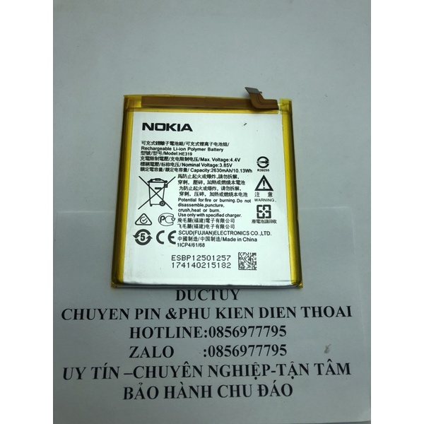 Pin xịn zin mới 100% cho Nokia 3 HE319 bảo hành 3 tháng HE 319
