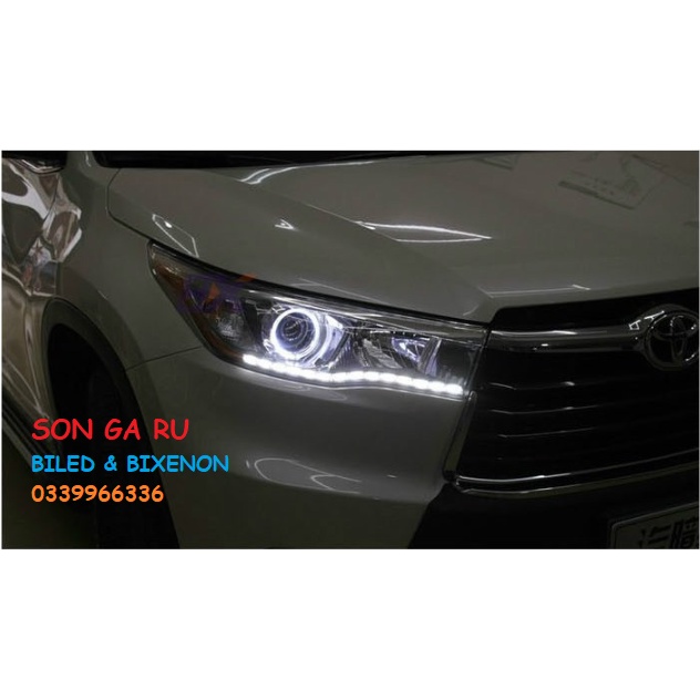 Bộ 2 dải LED mí , dải đèn LED ban ngày tích hợp xinhan sáng chạy