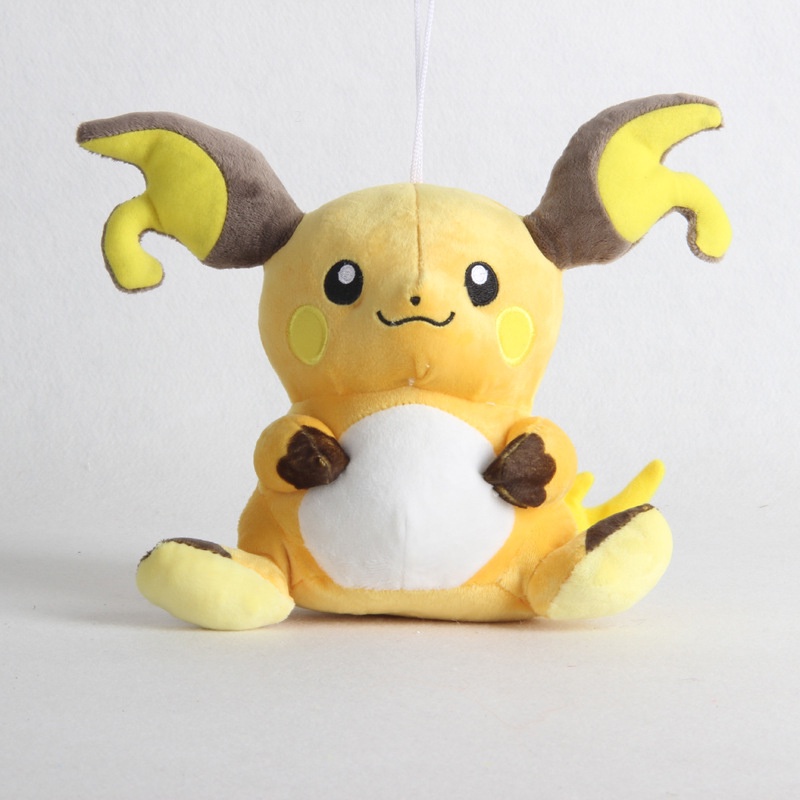 GẤU BÔNG POKEMON CHUỘT ĐIỆN RAICHU (20CM---25CM) HÀNG CHÍNH HÃNG POKEMON MỚI 100%