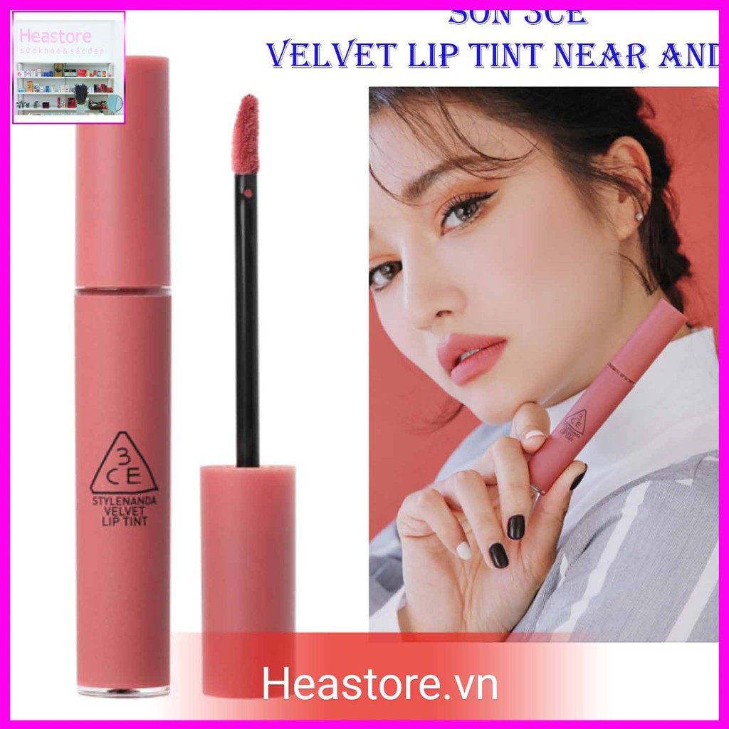 Son 3CE Velvet Lip Tint Near And Dear ( HỒNG ĐẤT )