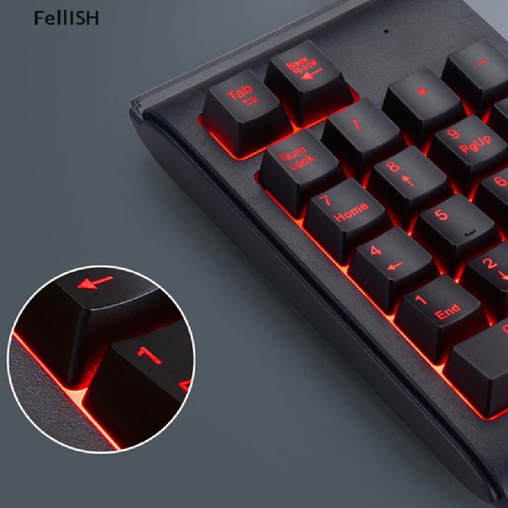 Bàn Phím Số 19 Phím mini Có Dây Đèn LED 439br