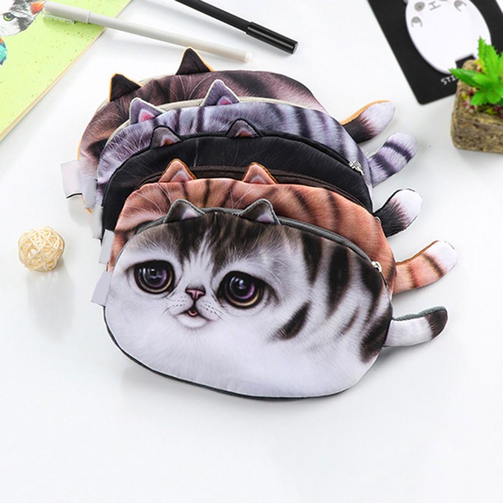 Túi đựng bút hình con mèo
