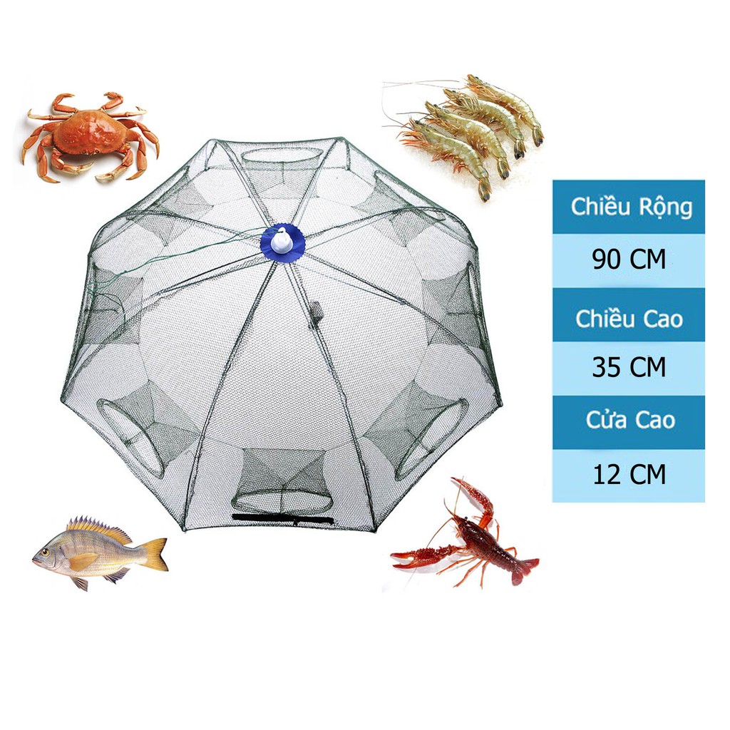 Combo 2 lưới lồng bát quái mẫu mới (6 cửa)
