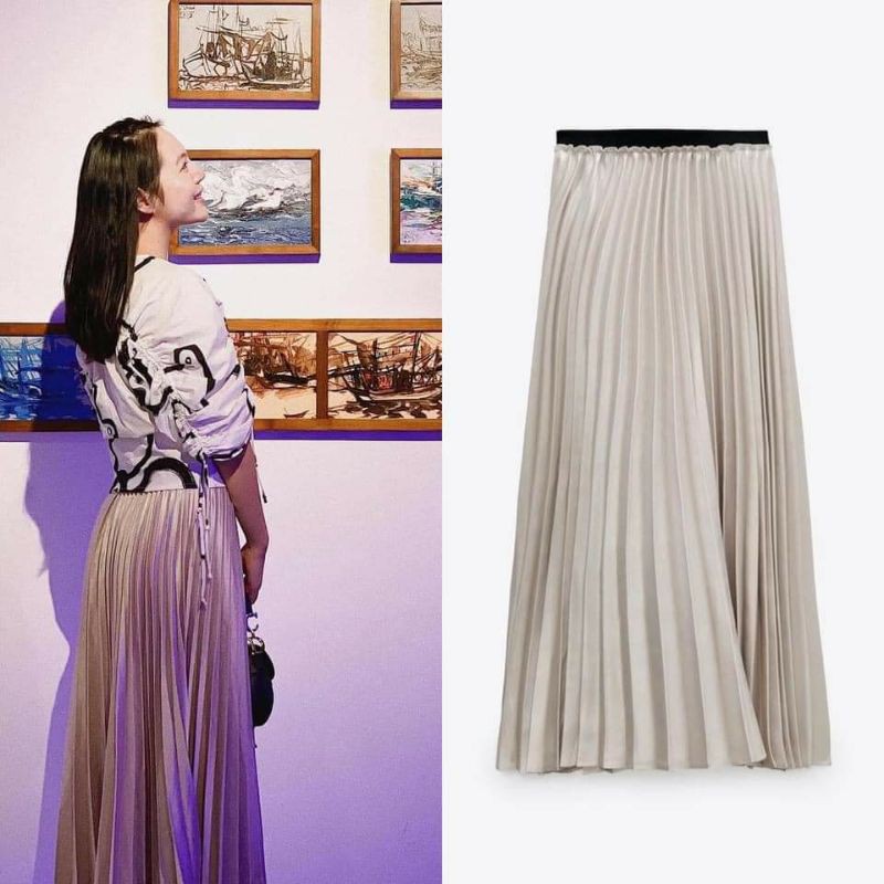 Chân váy xếp ly Zara auth newtag | BigBuy360 - bigbuy360.vn