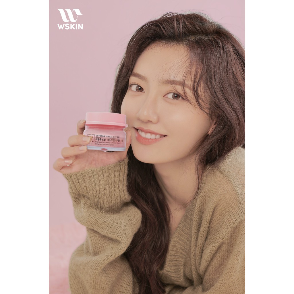 Bộ Đôi Kem Dưỡng Trắng Bật Tông Ban Ngày & Kem Dưỡng Ngừa Nám Tái Tạo Da Ban Đêm Wskin 50g