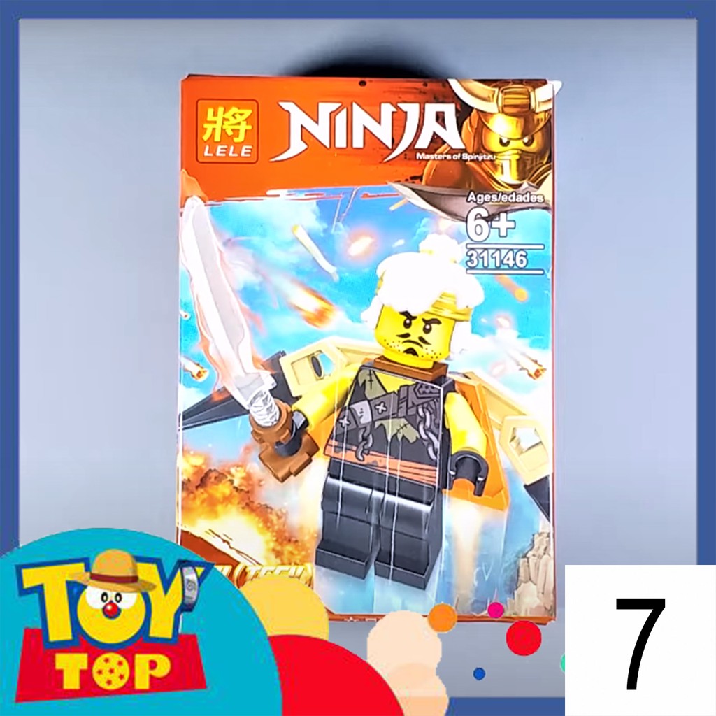 Đồ chơi lắp ghép ninjago nhân vật Lloyd Golden Wu Kai .. season 9 suit hunted xếp hình mini ninja LeLe 31146