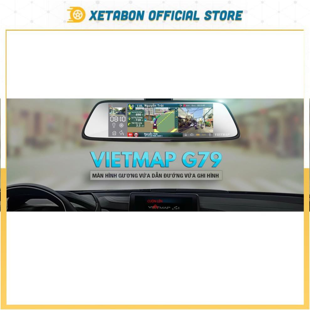 VIETMAP G79 - Camera Hành Trình Ghi Hình Trước Sau+ Bản Đồ Dẫn Đường+ Màn Hình Hiển Thị 3 Khung Hình+THẺ 32G | BigBuy360 - bigbuy360.vn