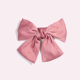 Kẹp Tóc Nơ Lụa Satin Phong Cách Hàn Quốc Dành Cho Nữ